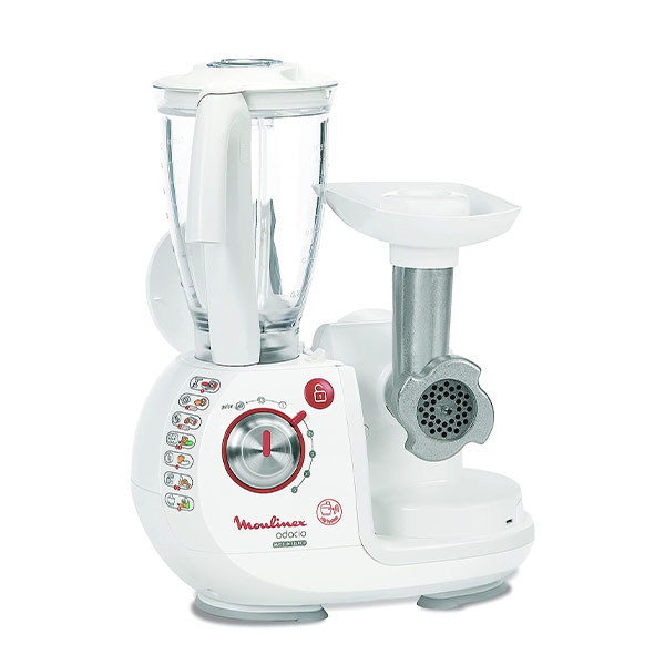 Moulinex Odacio Food Processor, 38 Functions, 1000 W, White