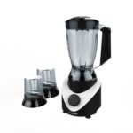 TORNADO Electric Blender 500 Watt, 1.5 Liter, 2 Mills, Black BL500/2-BLACK
