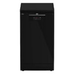 Beko dishwasher 45 cm 5 program 10 person - black led display - half load - time delay -inv