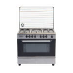 Royal Gas Cooker Fast 5 Burners 60*90 cm With Fan Stainless Steel - 2010263