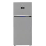 Beko Freestanding Refrigerator, No Frost, 2 Doors, 590 Litres, Inverter Motor, Silver - B3RDNE590ZXB