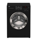 Beko Automatic Front Loading Washing Machine, 8 Kg, Inverter Motor, Black - WTV 8612 XBCI