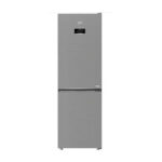 Beko Freestanding Combi Refrigerator, No Frost, 2 Doors, 367 Litres, Silver - RCNE367E30ZXB