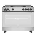 Beko Gas Cooker, 5 Burners, Stainless Steel- GGR 15115 DX NS