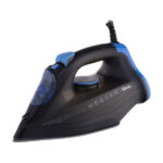Mienta Ceramic Steam Iron, 2100 Watt, Black and Blue - SI181338A