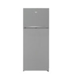 Beko Freestanding Refrigerator, No Frost, 2 Doors, 430 Litres, Inverter Motor, Silver - RDNE430K02DXI