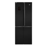 BEKO REFRIGERATOR SIDE BY SIDE 450 LITER NO FROST 4 DOORS DIGITAL BLACK GNE480E20ZBH