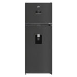 Beko No Frost Top Freezer Refrigerator, 477 Liters, 16.8 Feet, Inverter, Black - B3RDNE500LXBR