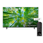 LG UHD 4K TV 55 Inch UQ8000 Series, Cinema Screen Design 4K Active HDR WebOS Smart AI ThinQ - 55UQ80006LD (New 2022),Black
