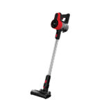 Beko ErgoClean VRT 50121 VR Cordless Vacuum Cleaner | 110 Motor Power | 550ml Dust-Bin Capacity | 2 Suction Mode | Electrical Turbo Brush with LED Light - Black & Red