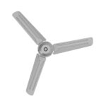 TORNADO Ceiling Fan 56 Inch 3 Blades Silver TCF56WS