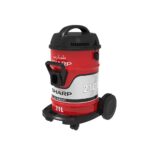 SHARP Pail Can Vacuum Cleaner 2100 Watt Cloth Filter Red EC-CA2121-X