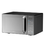 Midea Microwave EM9P022MX-B Solo, Digital,900w, Inverter Quattro, Xpress Clean Cavity, 6 Auto Menus, 11 Power level, Eco Mode, 25L Black with Mirror door