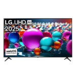 LG Smart TV, 50 inches, 4K UHD resolution, webOS25, AI support, Wi-Fi, built-in receiver, 50UA84006LB