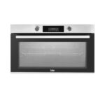 Beko Built in Oven Gas 90cm Full Safety Digital Silver*Black BBWHT12300XS