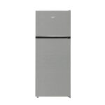 Beko No Frost Refrigerator, 390 Liters, 2 Doors, Carbon Filter, Adjustable Door, Silver, RDNE420KD