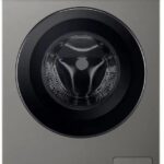 LG F4Y2QYG6P Washing Machine, 7 kg, 1400 RPM, Inverter, WI-Fi - Platinum Silver